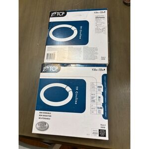 2 Pack TCP T9 Circline 30W 120V Fluorescent Light Bulb 2700K 2000 Lumens 32030